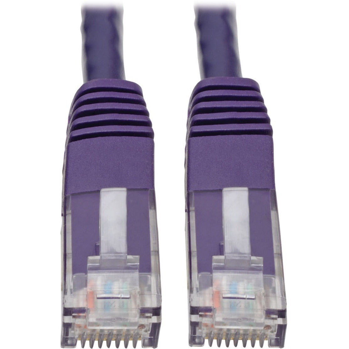 สายเคเบิล CAT6 GIGABIT หมุดแปลงสีม่วง 25 ฟุต (N200-025-PU)