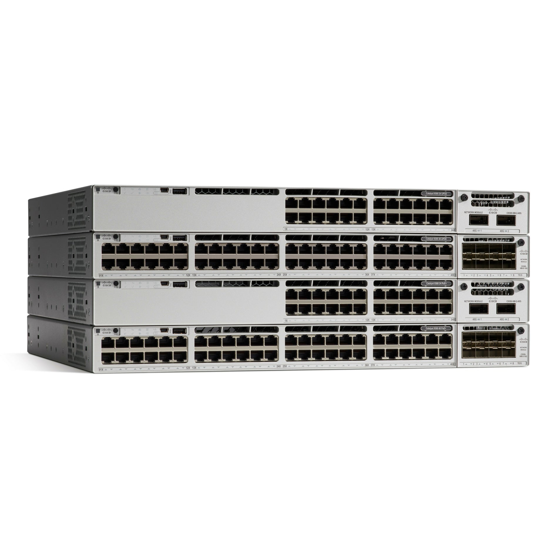 Cisco Catalyst 9300 24-port PoE+, Network Essentials (C9300-24P-E)