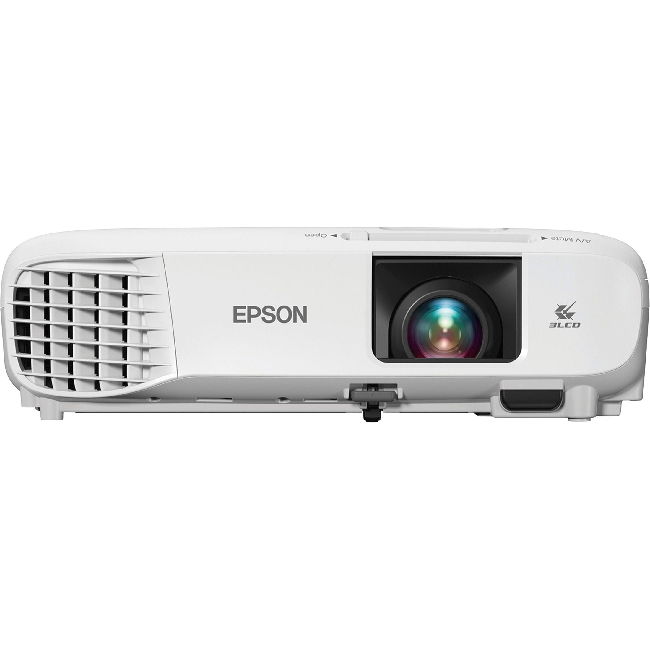 Epson PowerLite 107 LCD Projector - White, Gray (V11H859020)