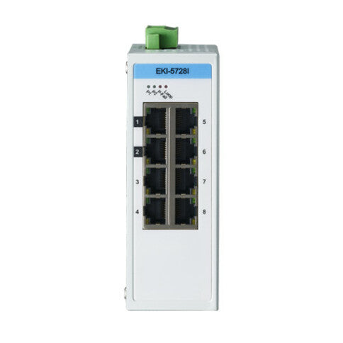 Advantech 8PORT GBE LITE-MANAGED ENET SWITCH -40-75C (EKI-5728I-AE)