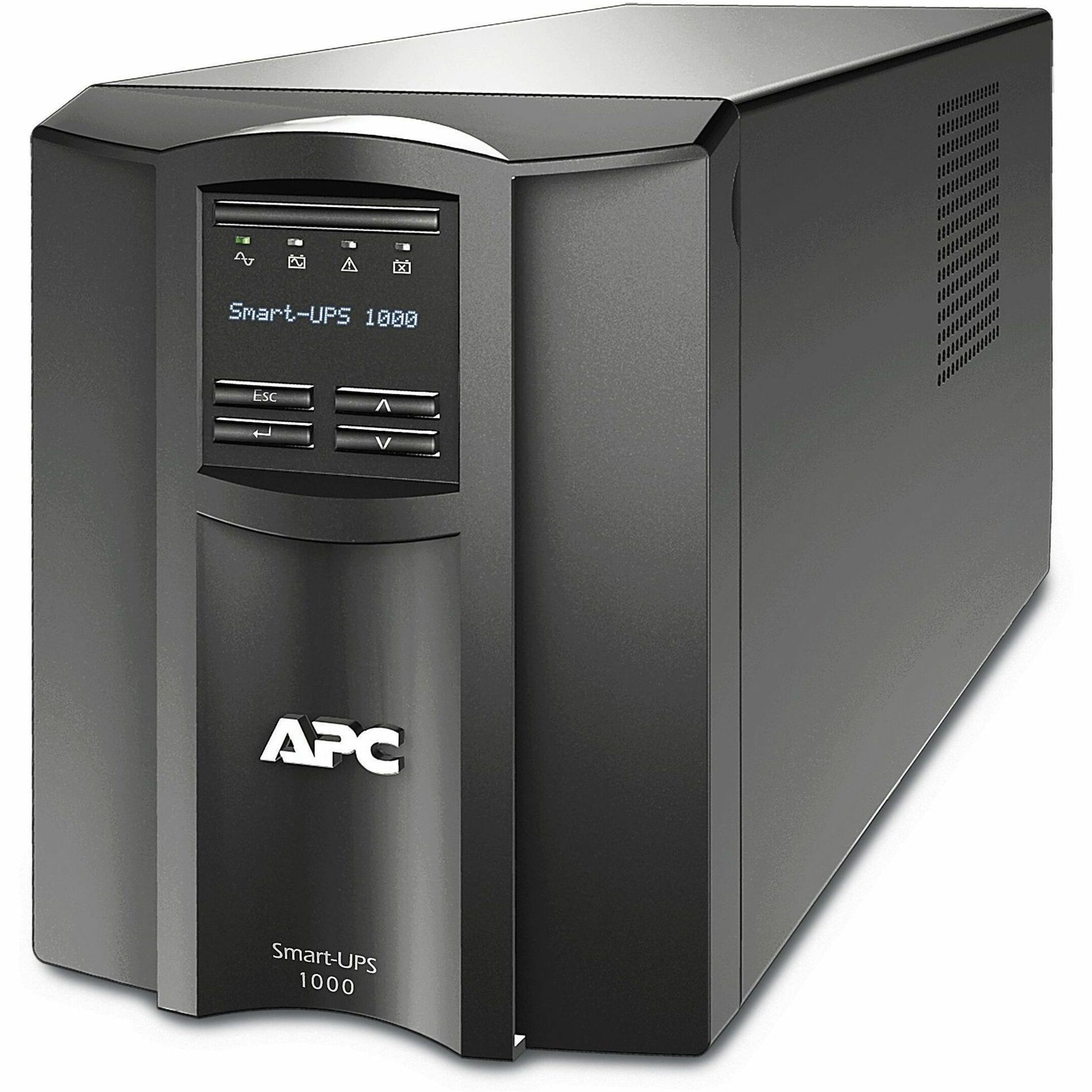 APC 智能不间断电源 1000VA LCD 120V 带 SmartConnect (SMT1000C)