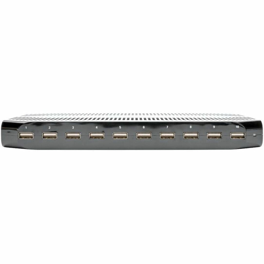 Tripp Lite por Eaton ESTACIÓN DE CARGA USB DE 10 PUERTOS 12V 8A (96W) / CABLE DE ALIMENTACIÓN SCHUKO (U280-010-ST-CEE)