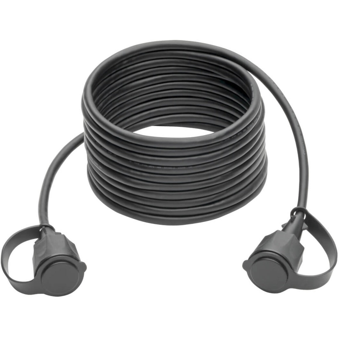 Coiled view of industrial USB cable showing flexibility and durability-alternate-image4