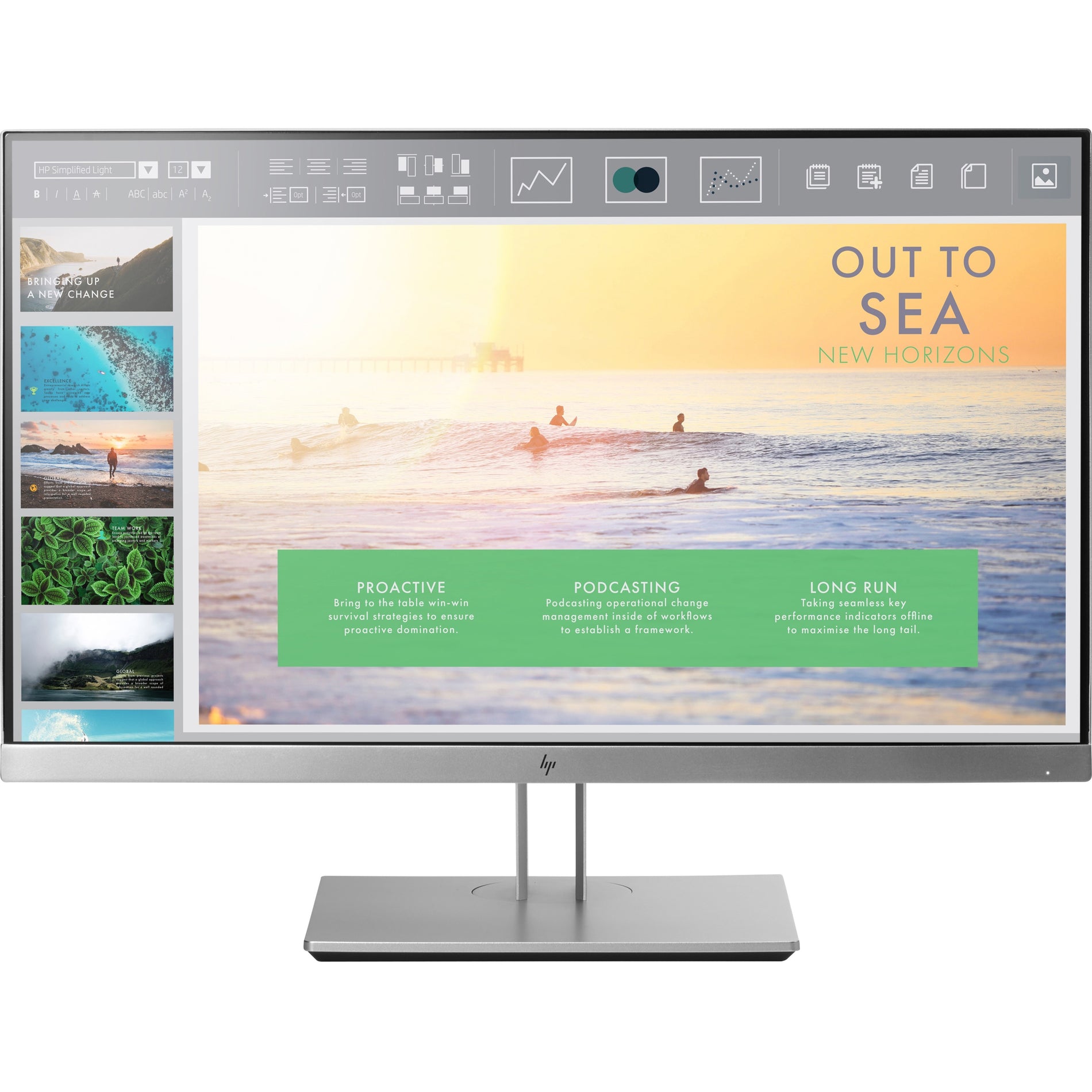 HP E233 23" Classe Full HD Monitor LCD - 16:9 - Nero Argento