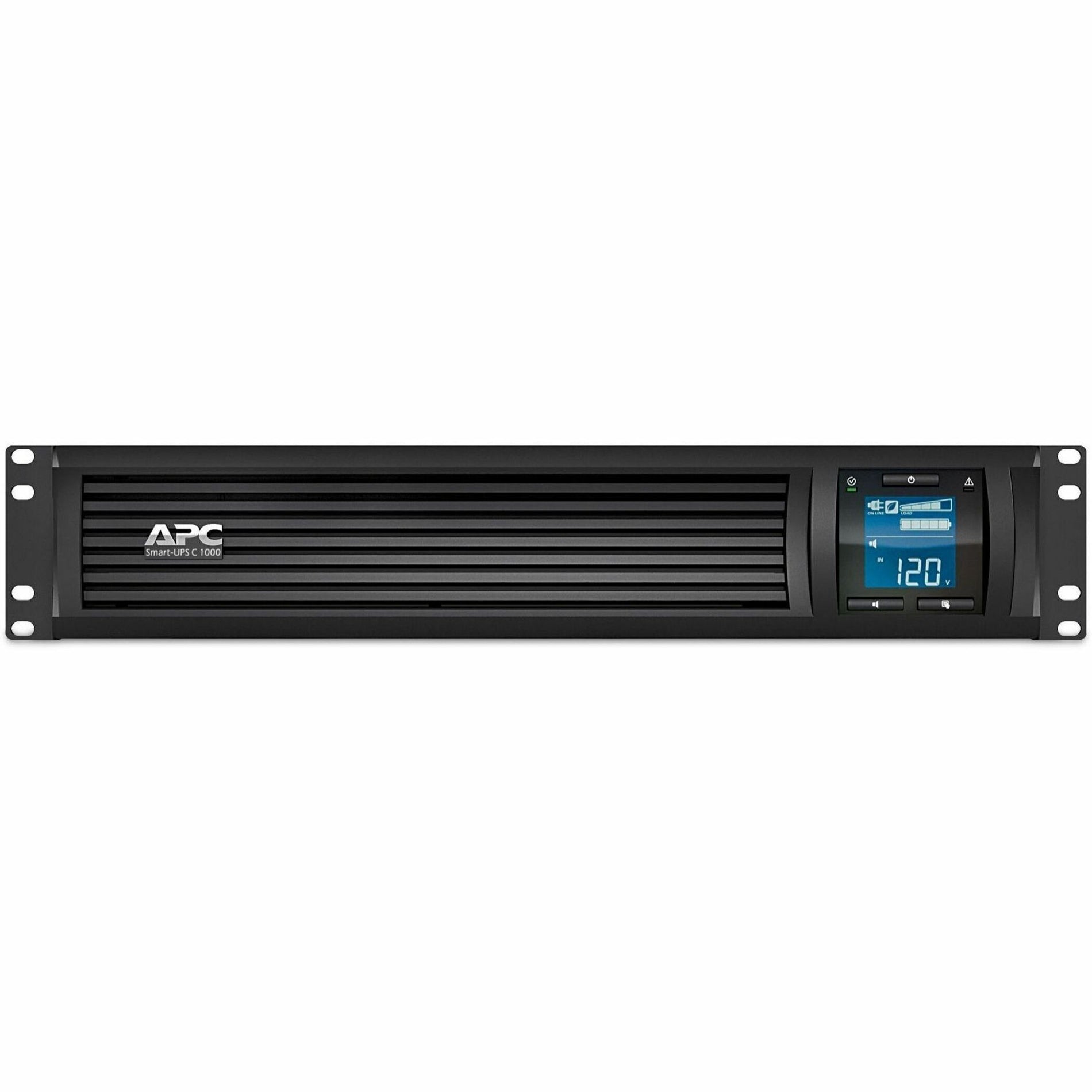 APC Smart-UPS C 1000VA LCD RM 2U 120V with SmartConnect (SMC1000-2UC)