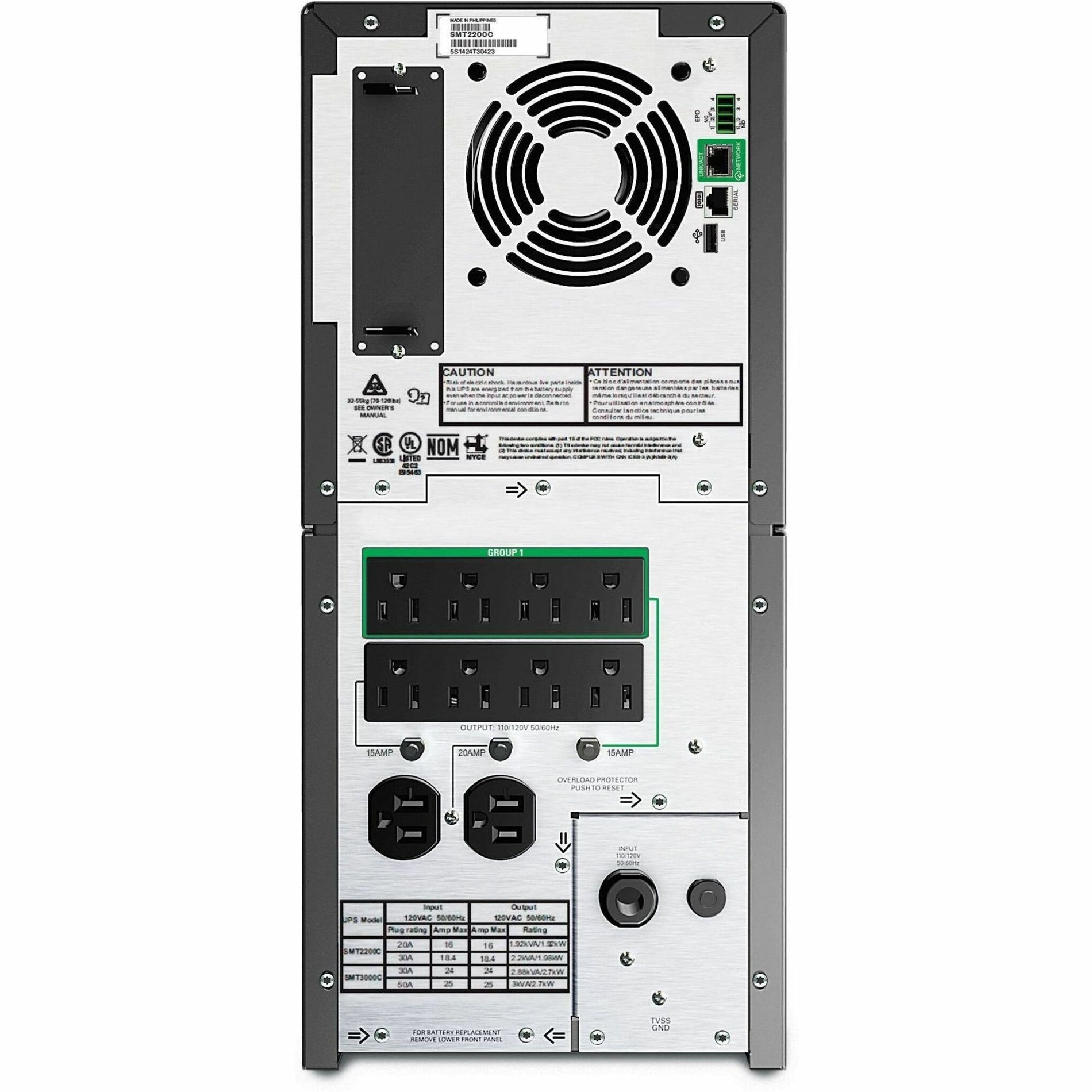 APC Smart-UPS SMT2200C 2.2KVA Tower UPS