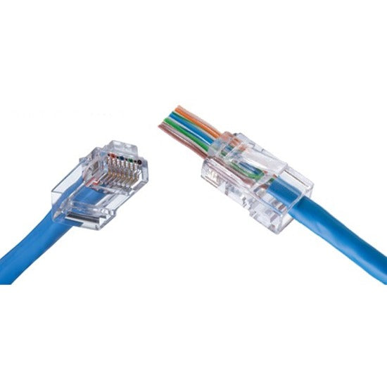 IDEAL NETWORKS CAT6 Feed-Thru RJ-45 Modular Plugs (85-375)