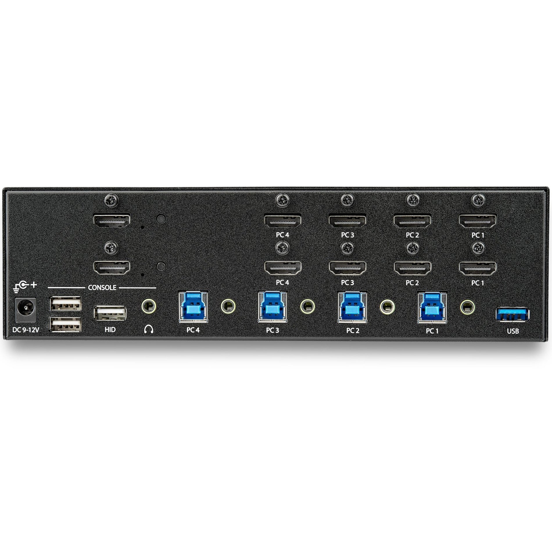 StarTech.com 4 Port HDMI KVM Switch - 4K 30Hz - Dual Display (SV431DHD4KU)