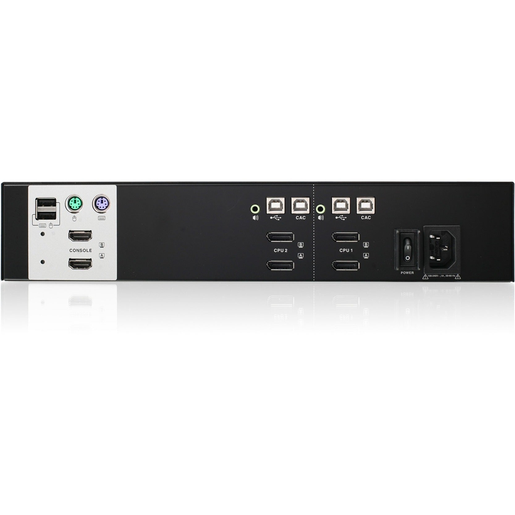 IOGEAR 2-Port Dual View DisplayPort Secure KVM Switch (GCS1422TAA3)