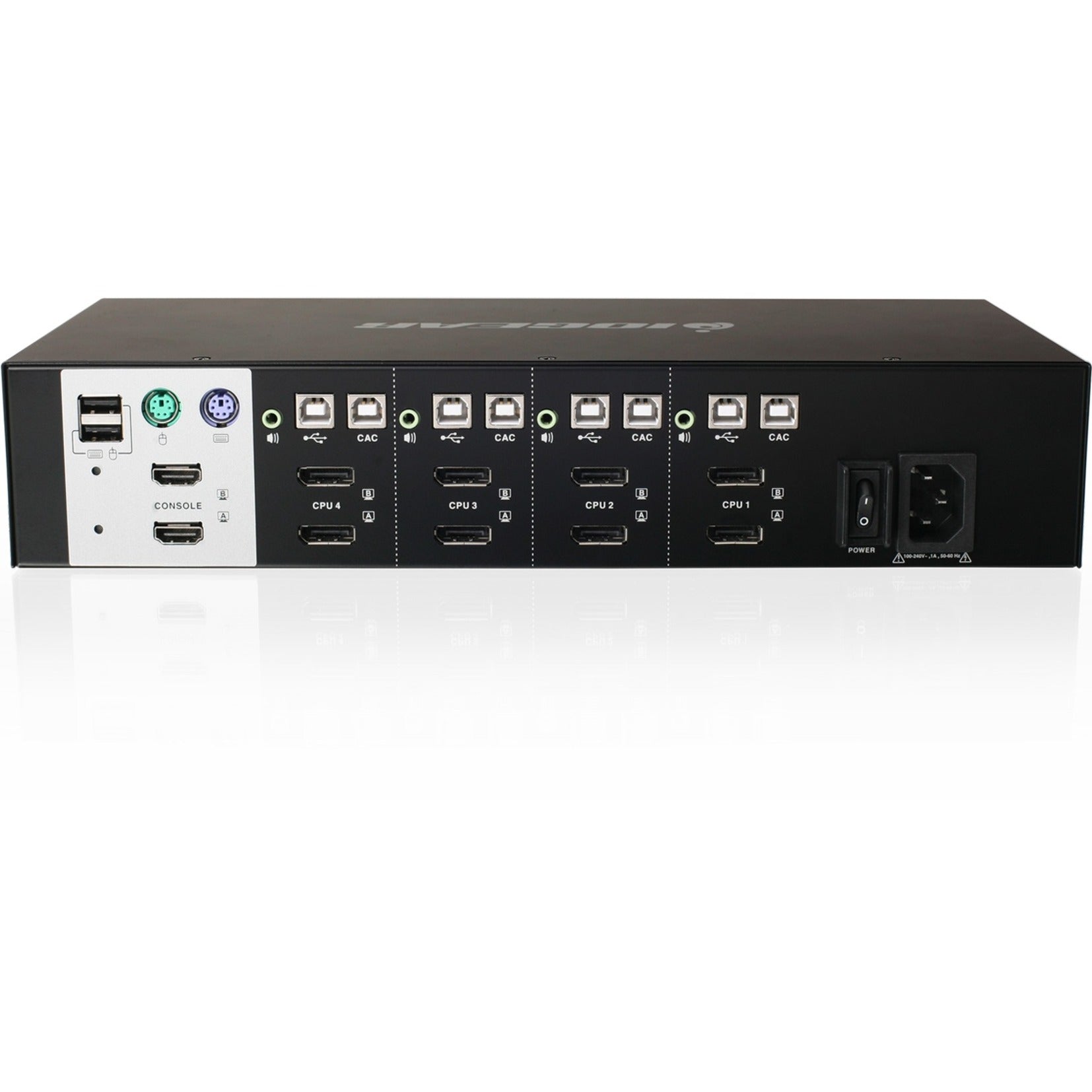 IOGEAR 4-Port Dual View DisplayPort Secure KVM Switch (TAA) (GCS1424TAA3)