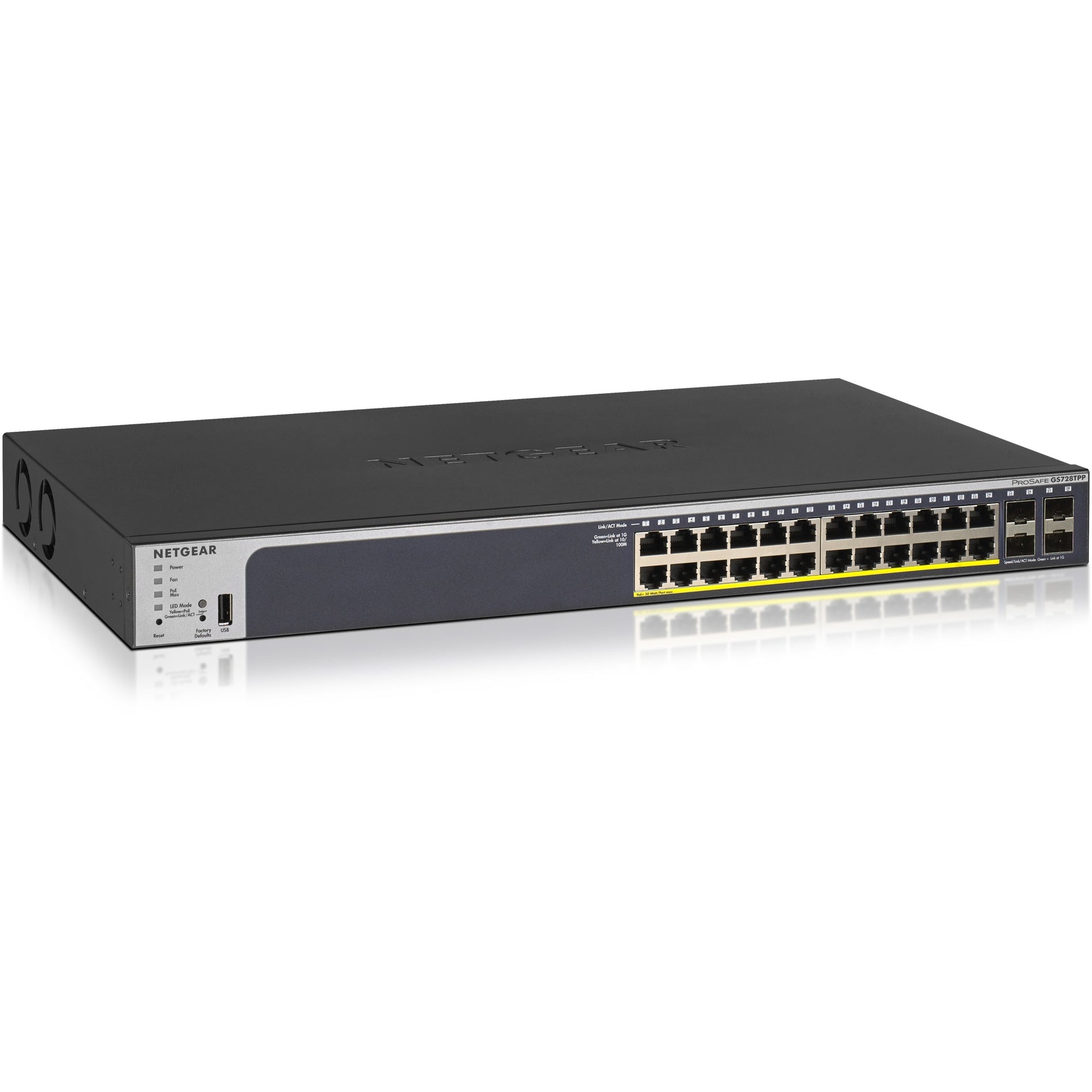 Netgear ProSafe GS728TPP สวิตช์ Ethernet (GS728TPP-200NAS)