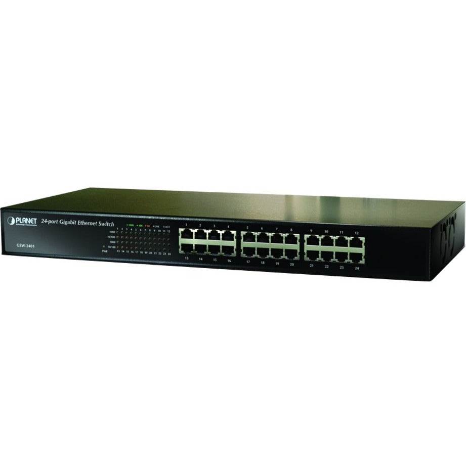 Planet 24-Port 10/100/1000Mbps Gigabit Ethernet Switch (GSW-2401)