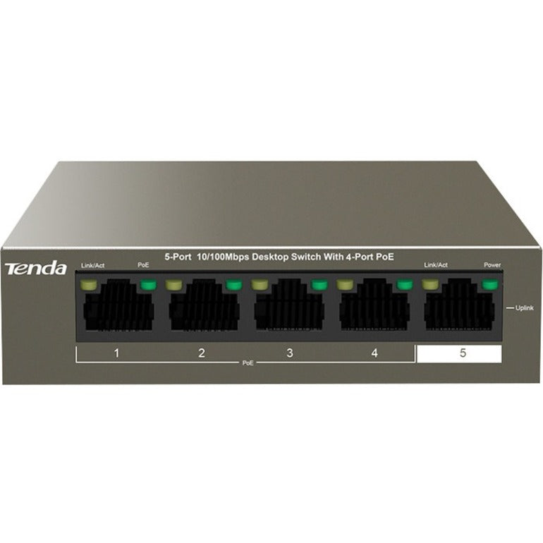 Tenda TEF1105P-4-63WV2.0 5-PORT 10/100MBPS DESKTOP SWITCH WITH 4 IN