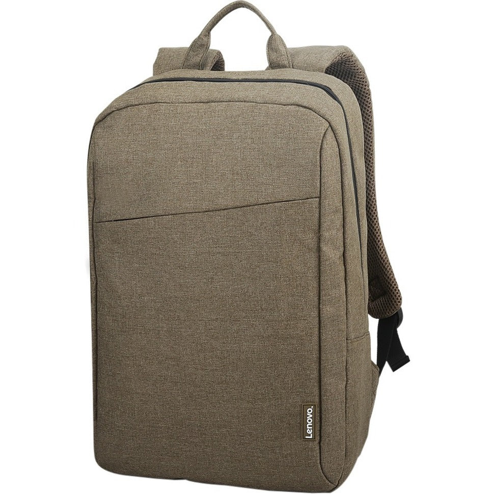 Side angle view of Lenovo B210 backpack highlighting clean lines and professional design-alternate-image3