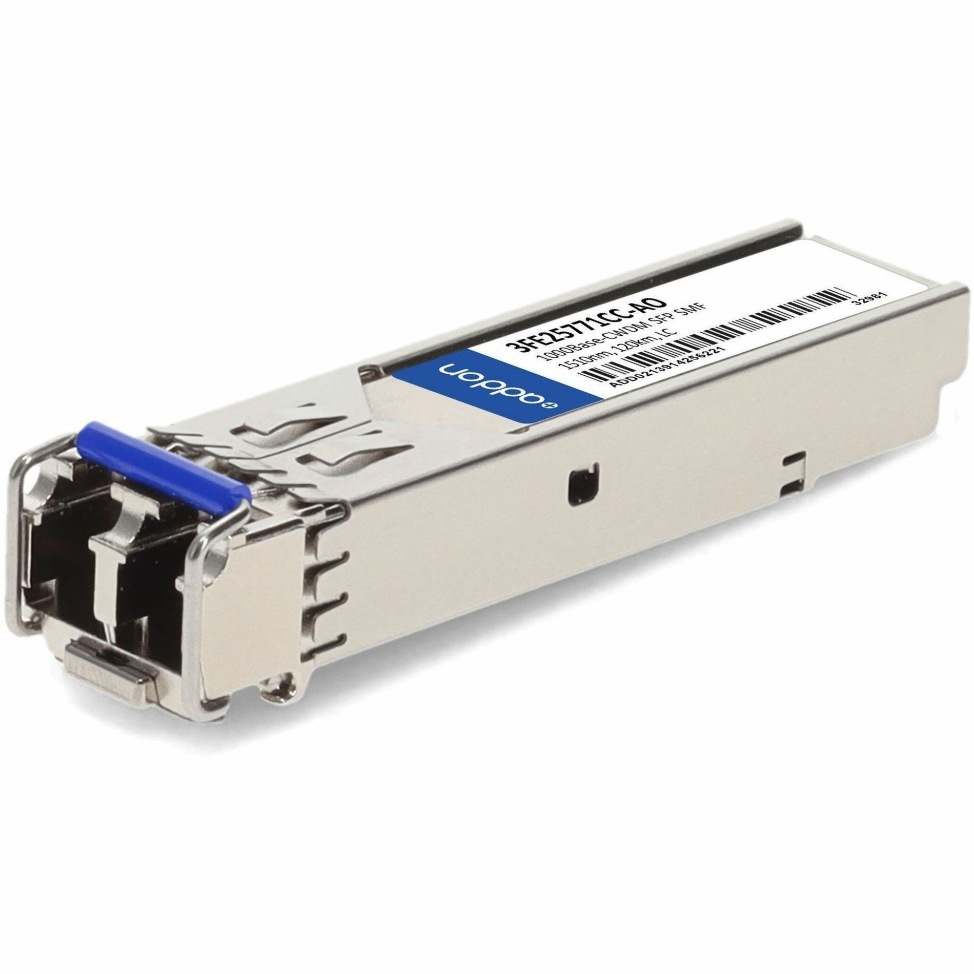 AddOn 3FE25771CC-AO SFP (mini-GBIC) Module 1G-CWDM LC 1510NM 120KM SMF SFP 3FE25771CC-AO SFP (미니-GBIC) 모듈 1G-CWDM LC 1510NM 120KM SMF SFP