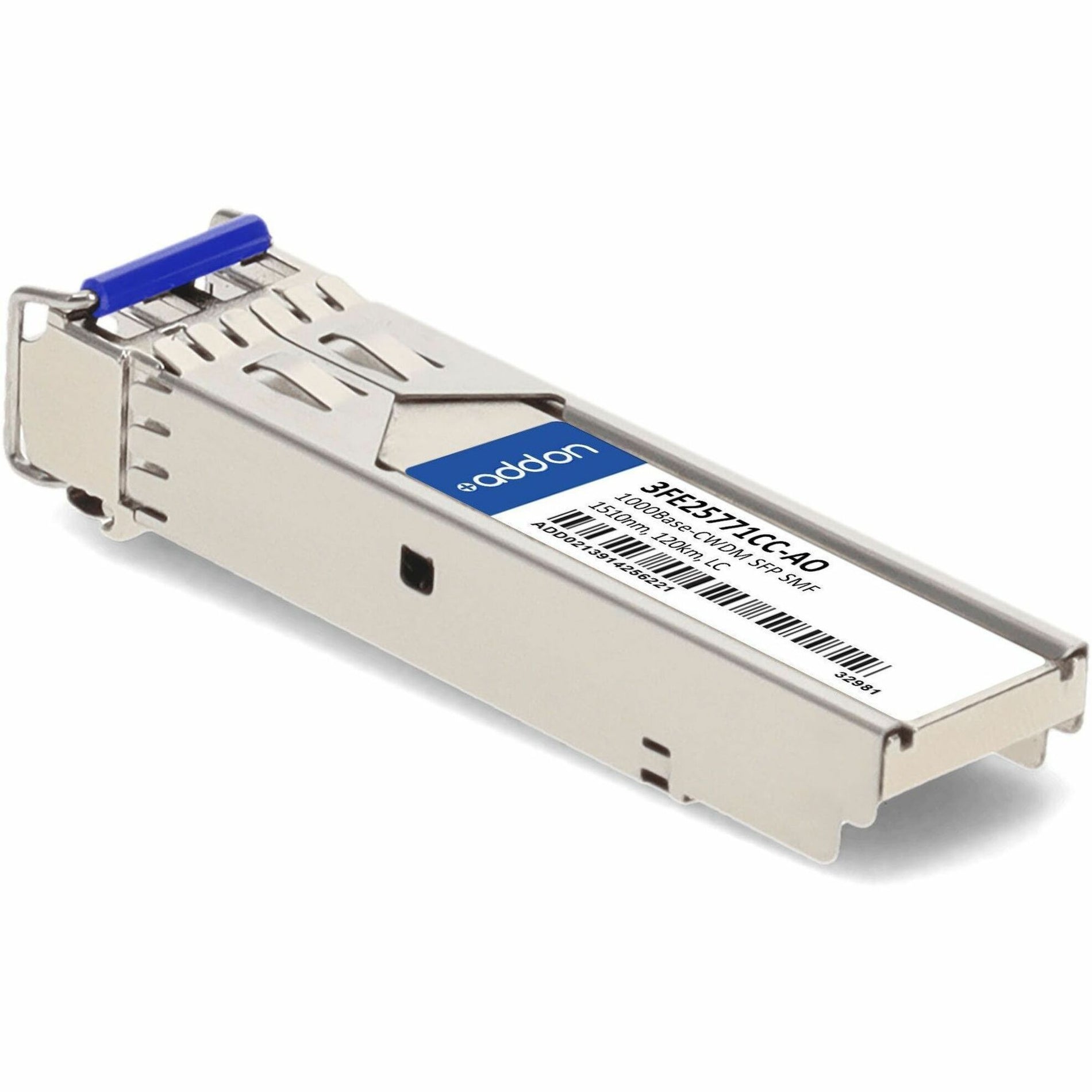 ブランド名: AddOn 1. 3FE25771CC-AO: 3FE25771CC-AO SFP (mini-GBIC) モジュール、1G-CWDM LC 1510NM 120KM SMF SFP