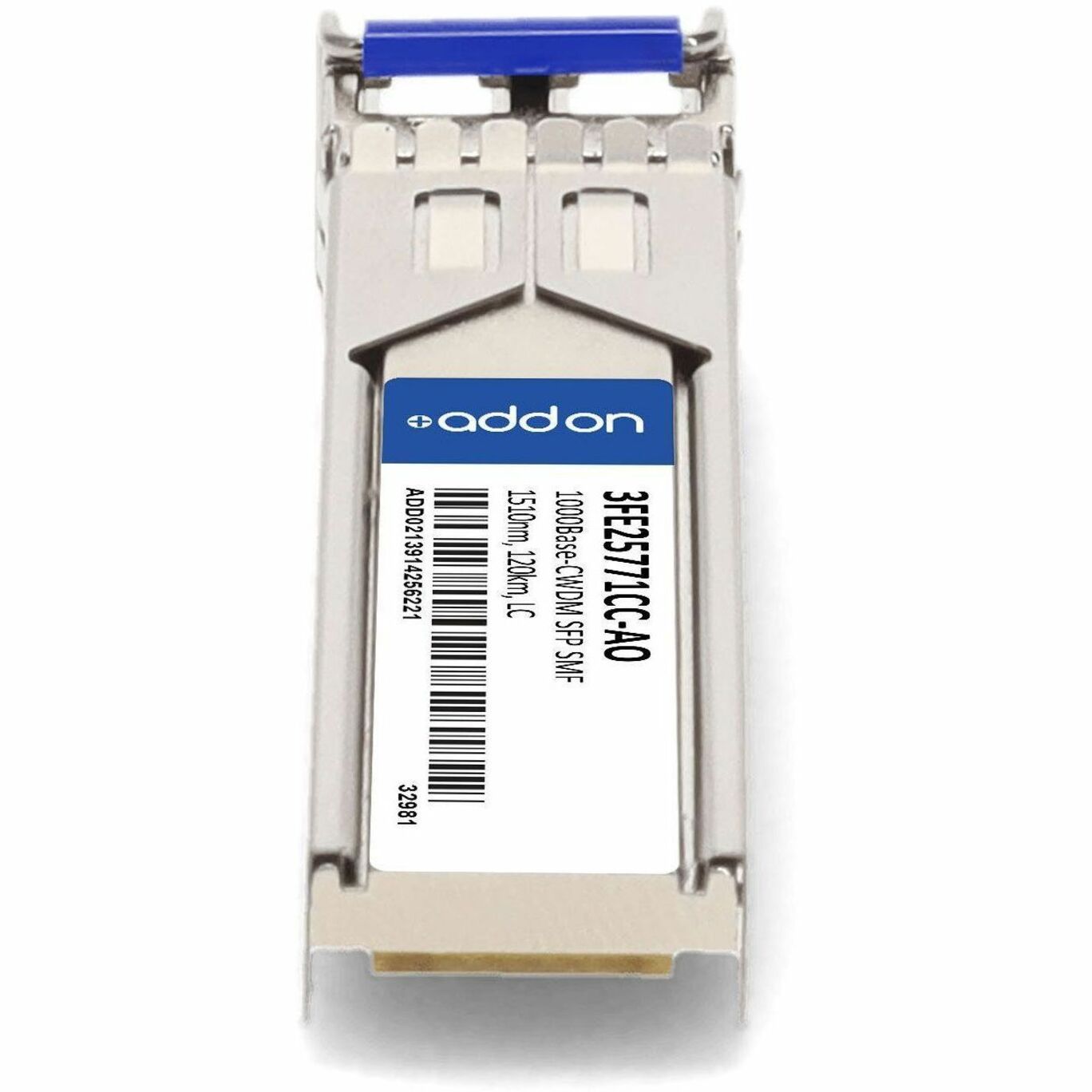 ブランド名: AddOn 1. 3FE25771CC-AO: 3FE25771CC-AO SFP (mini-GBIC) モジュール、1G-CWDM LC 1510NM 120KM SMF SFP