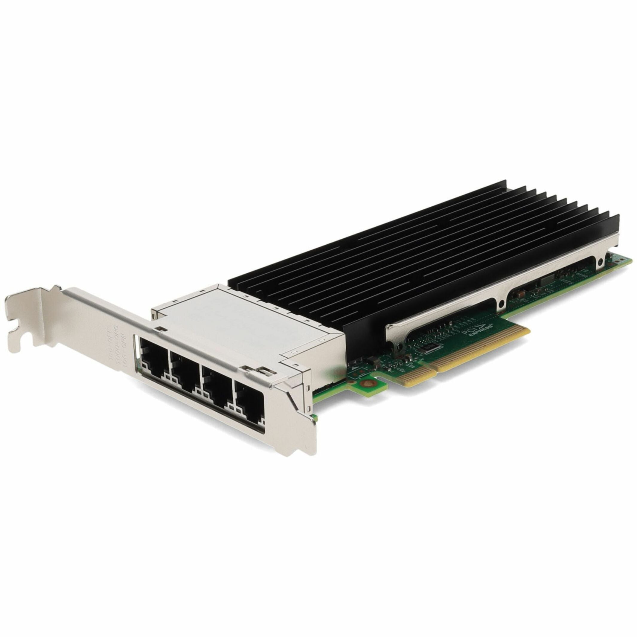 AddOn 10Gigabit Ethernet Network Card, 4 RJ-45 Ports, PCI Express 3.0 x8, Intel X550 Chipset, High-Speed 10Gbps, Computer/Workstation Compatible - ADD-PCIE3-4RJ45-10G (Lifetime Warranty)