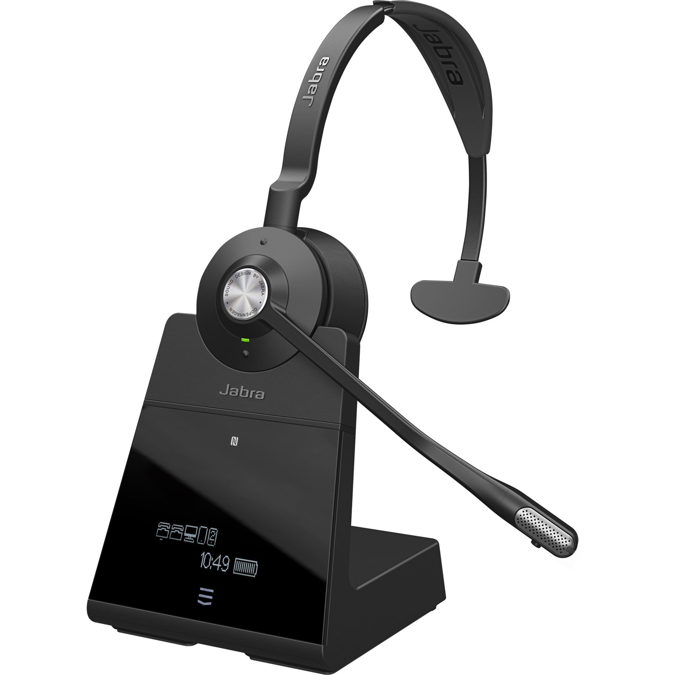 Jabra Engage 75 Mono Professional Wireless Headset, Bluetooth/DECT, 492ft Range, Over-the-head Design, Uni-directional Boom Mic, TAA Compliant - GSA9556-583-125 (1 Year Warranty)