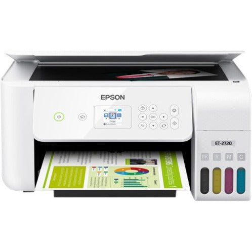 Epson ECOTANK ET-2720 ALL-IN-ONE PRINTER WHITE (C11CH42202)