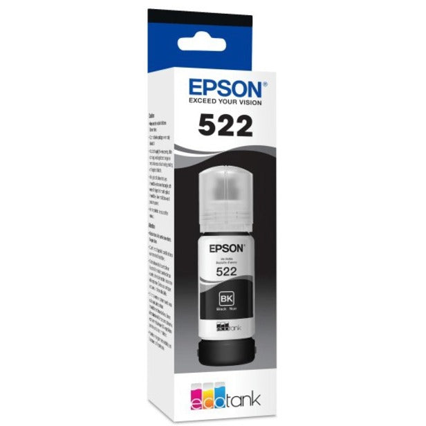 Epson T522 Ink Refill Kit - Inkjet - Black (T522120-S)