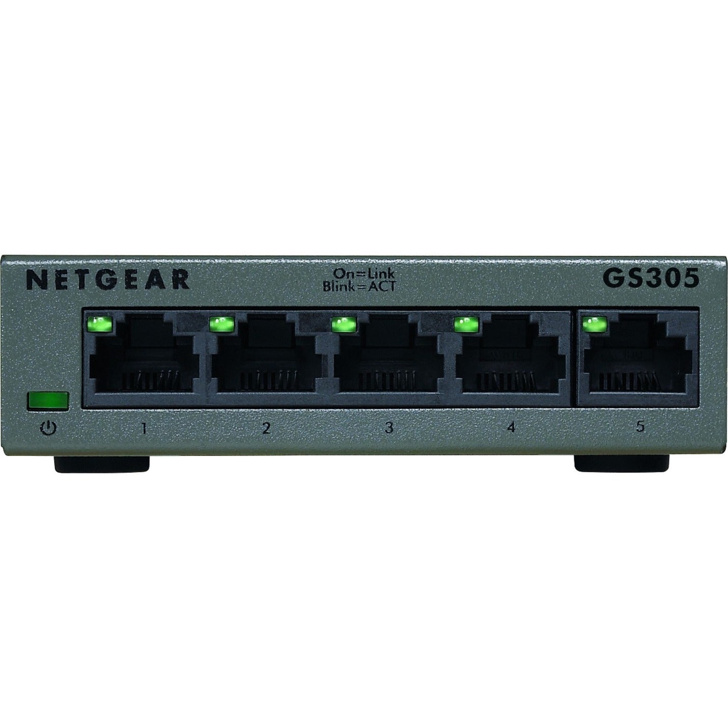 Netgear 5-port Gigabit Ethernet Switch Non-Administré (GS305-300PAS)