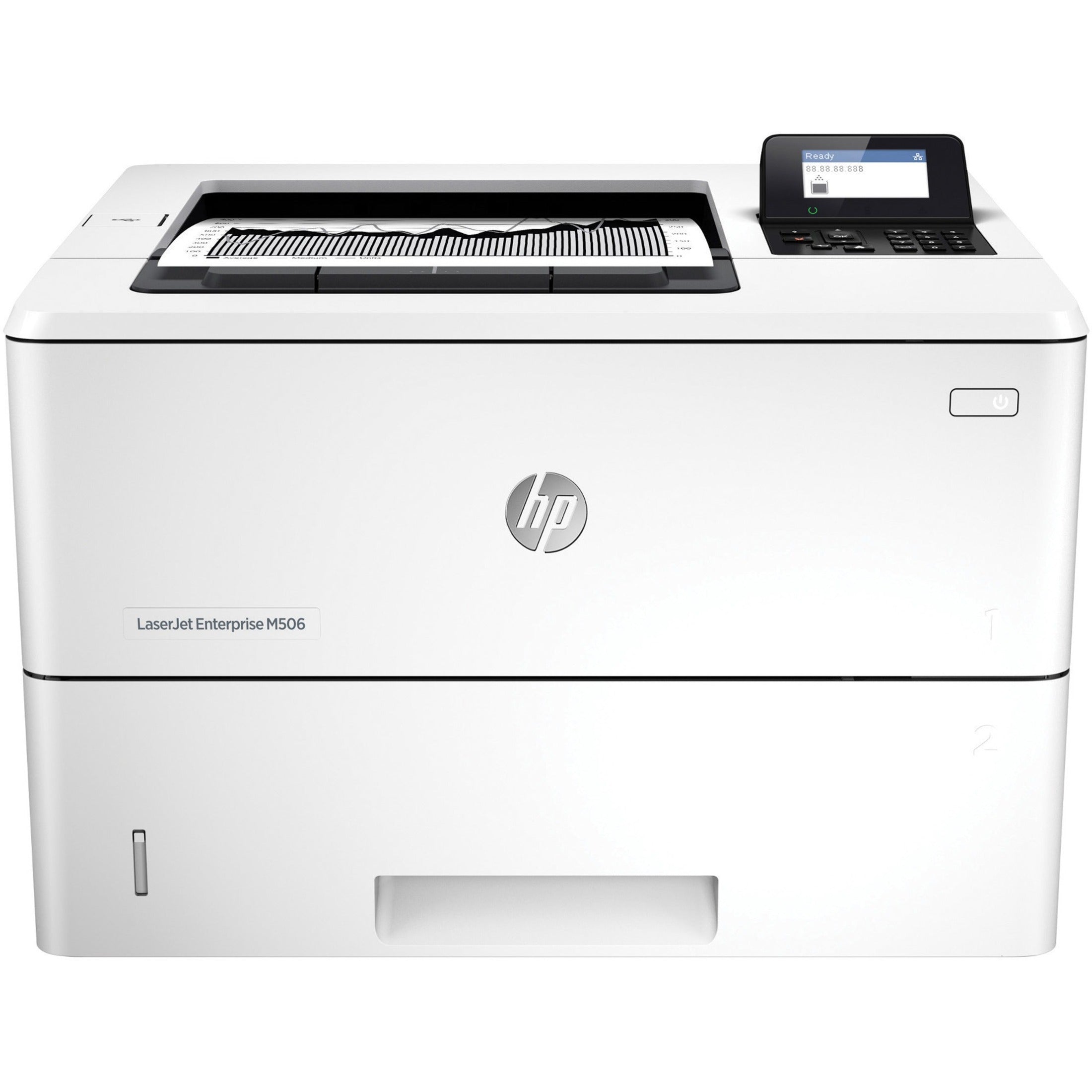 HP LaserJet Enterprise M507 M507n Desktop Laser Printer - Monochrome (1PV86A#BGJ)
