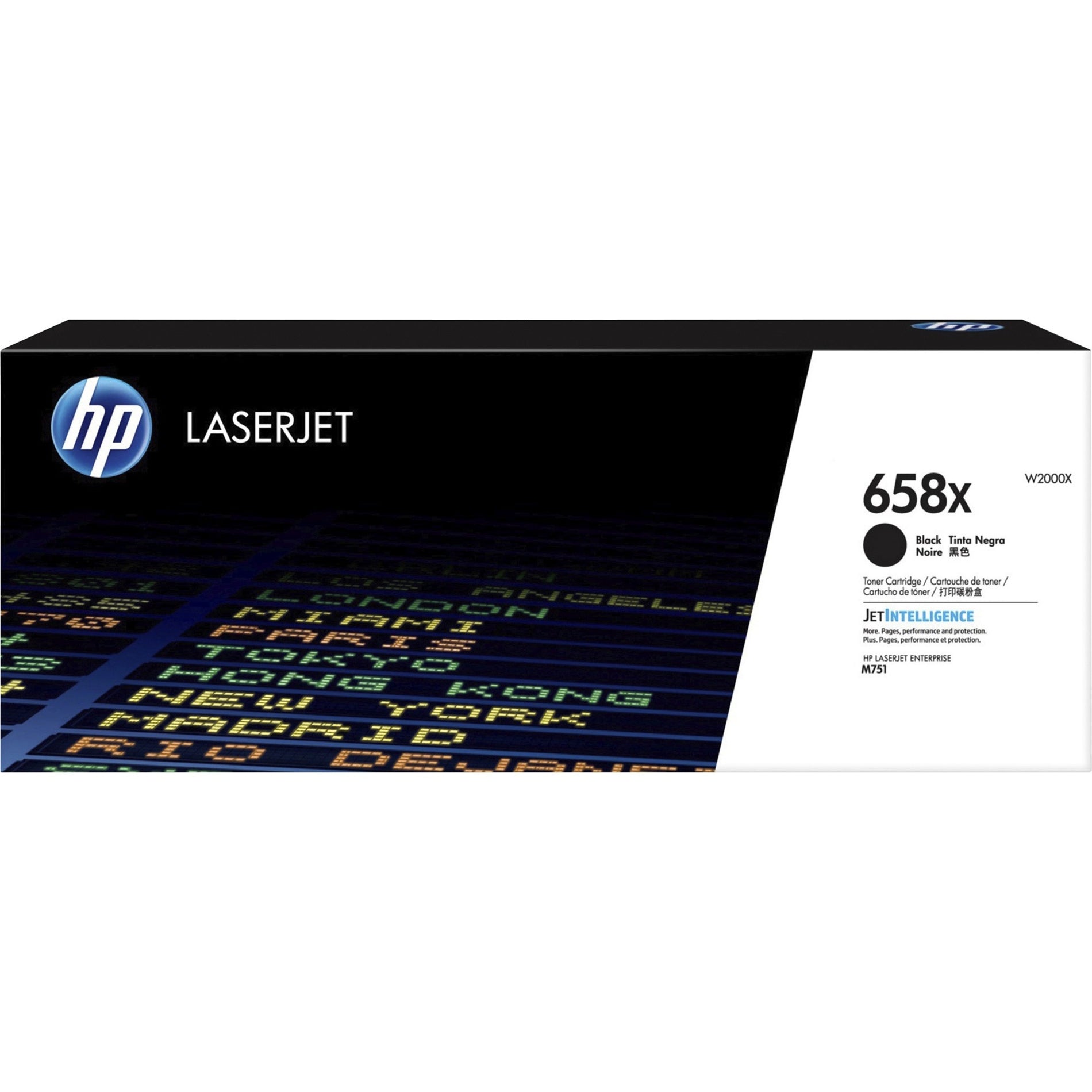 خراطيش حبر ليزر أسود HP 658X (W2000X)