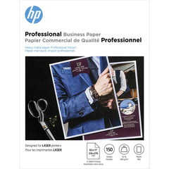 HP Professional Business Laser Printer Paper, Matte White, 52 lb, 8.5x11 Letter Size, Brochure and Flyer Paper for Vivid Marketing Materials - 4WN05A (1 Year Warranty)