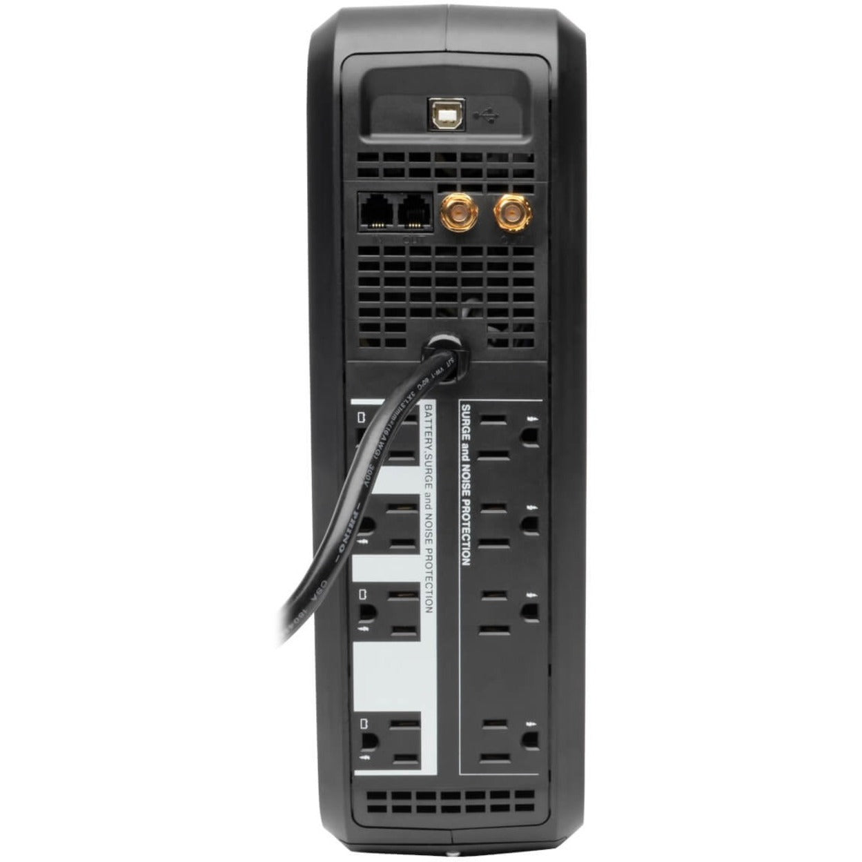 Tripp Lite by Eaton UPS System,w/ Digital LCD,1000VA,1 RJ Coax/1 USB,8 Outlet,BK (SMART1000LCD)