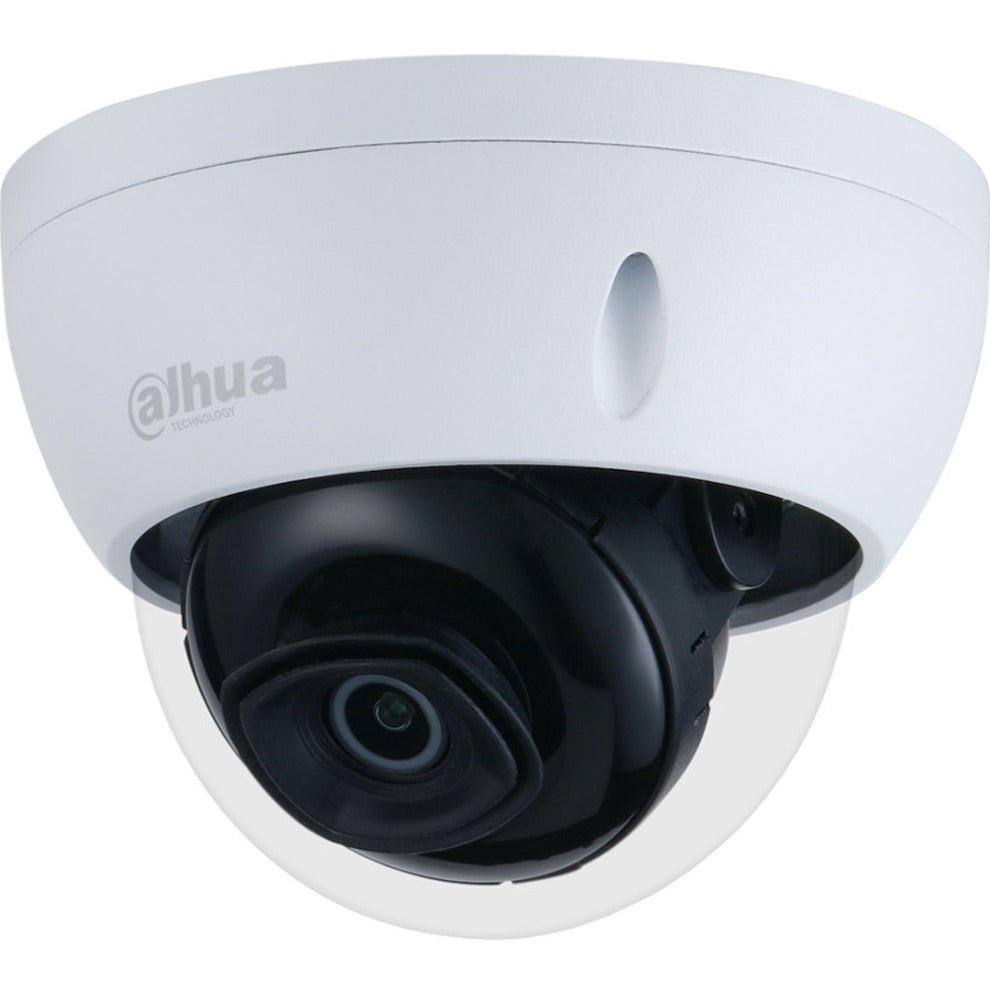 Front view of Dahua N22AL12 2MP mini dome network camera showing white housing and dark protective dome-alternate-image1