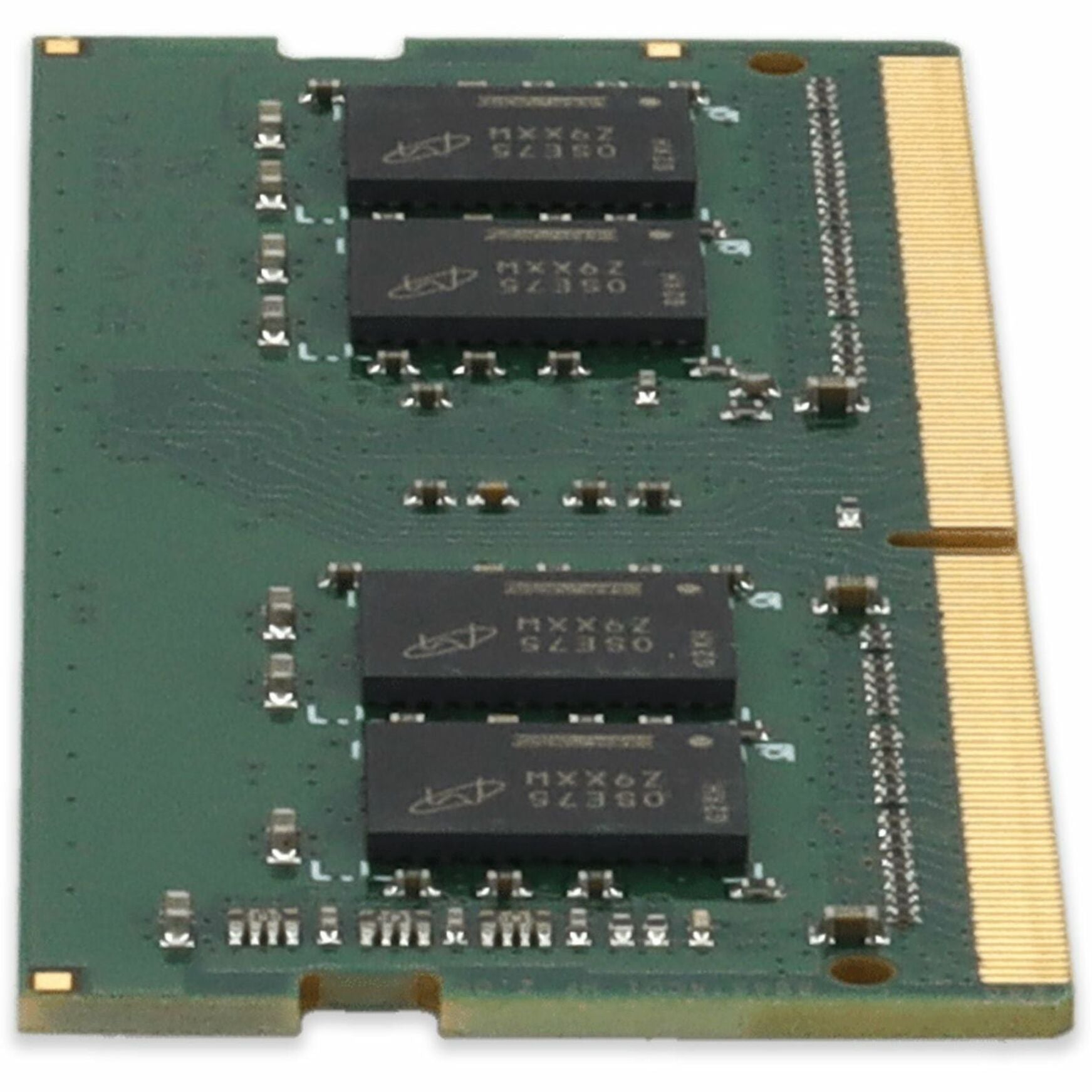 Close-up detail of DDR4 memory module components and circuit layout-alternate-image3