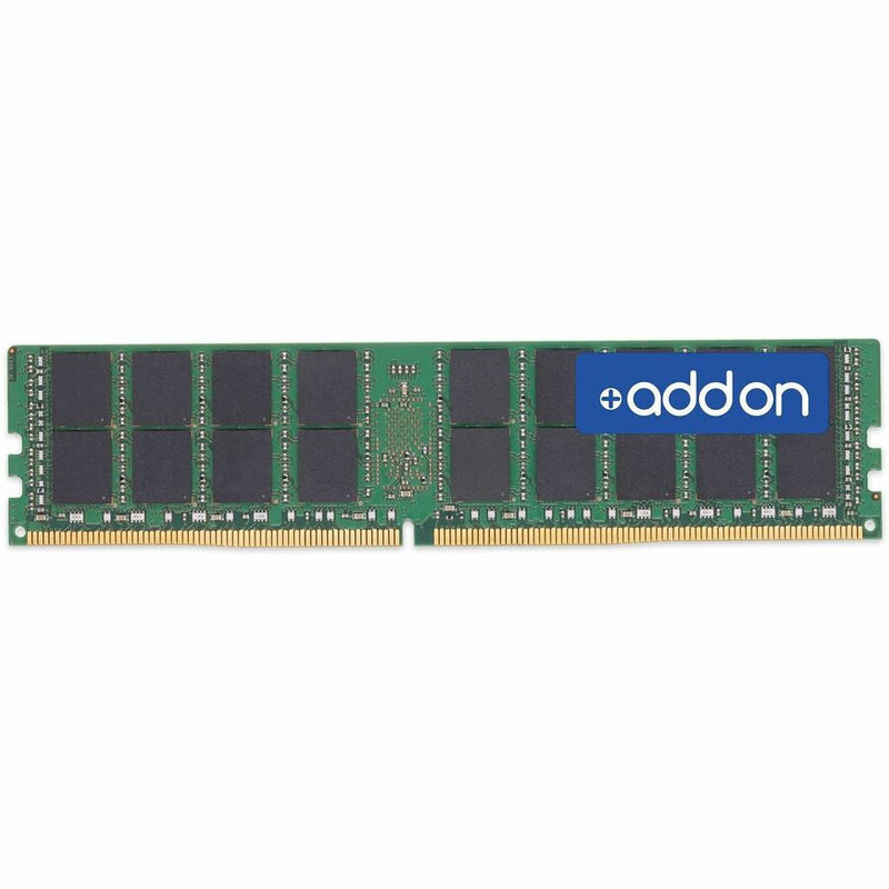 AddOn 16GB DDR4-2933MHz RDIMM server memory module with green PCB and black memory chips