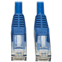 Tripp Lite by Eaton Cat6 Snagless Network Patch Cable, RJ45 M/M, PoE Support, 1Gbps, Gold-Plated, Flexible, Strain Relief, Blue, 10ft - N201P-010-BL (Lifetime Warranty)