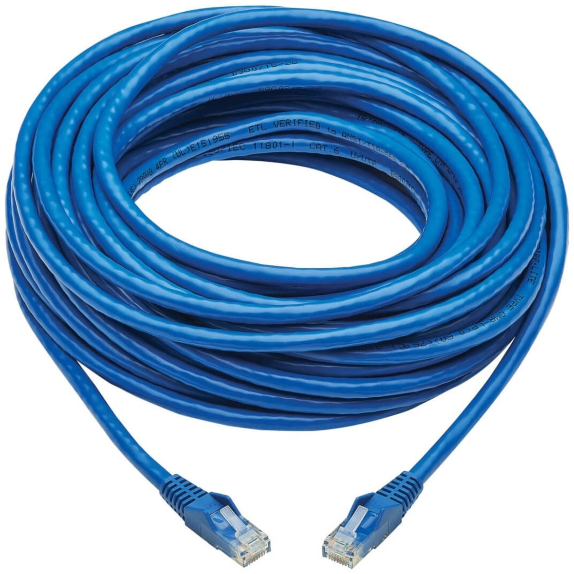 트립 라이트 by 이튼 CAT6 UTP 패치 케이블 (RJ45) 50 피트. (N201P-050-BL)