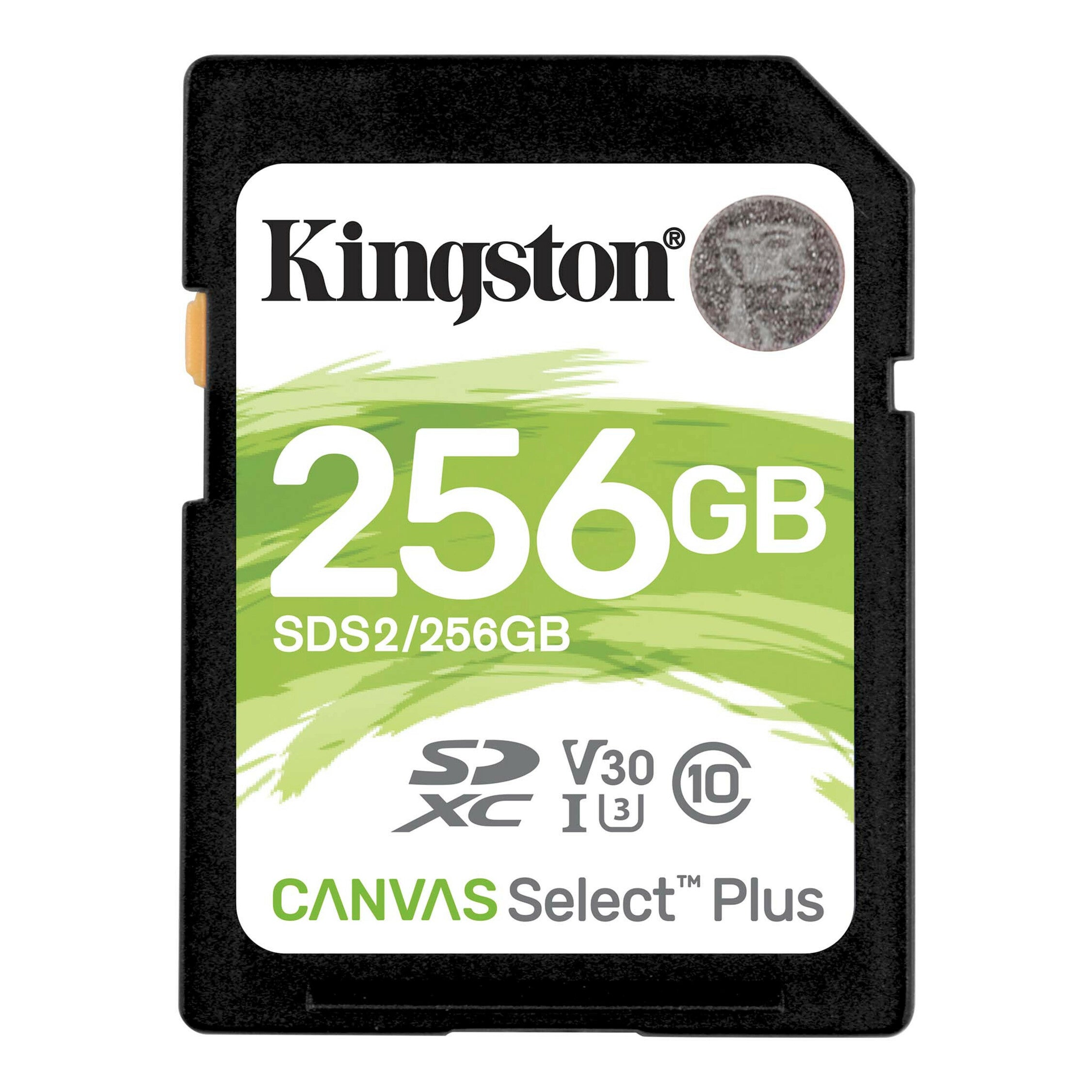 Kingston 256GB SDXC Canvas Select Plus 100R C10 UHS-I U3 V30 (SDS2/256GB)