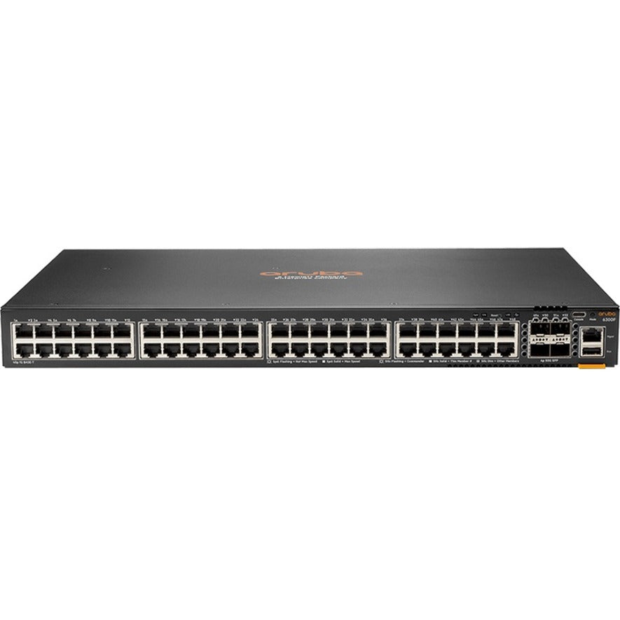 Aruba 6300F 48-port 1GbE and 4-port SFP56 Switch (JL667A) 