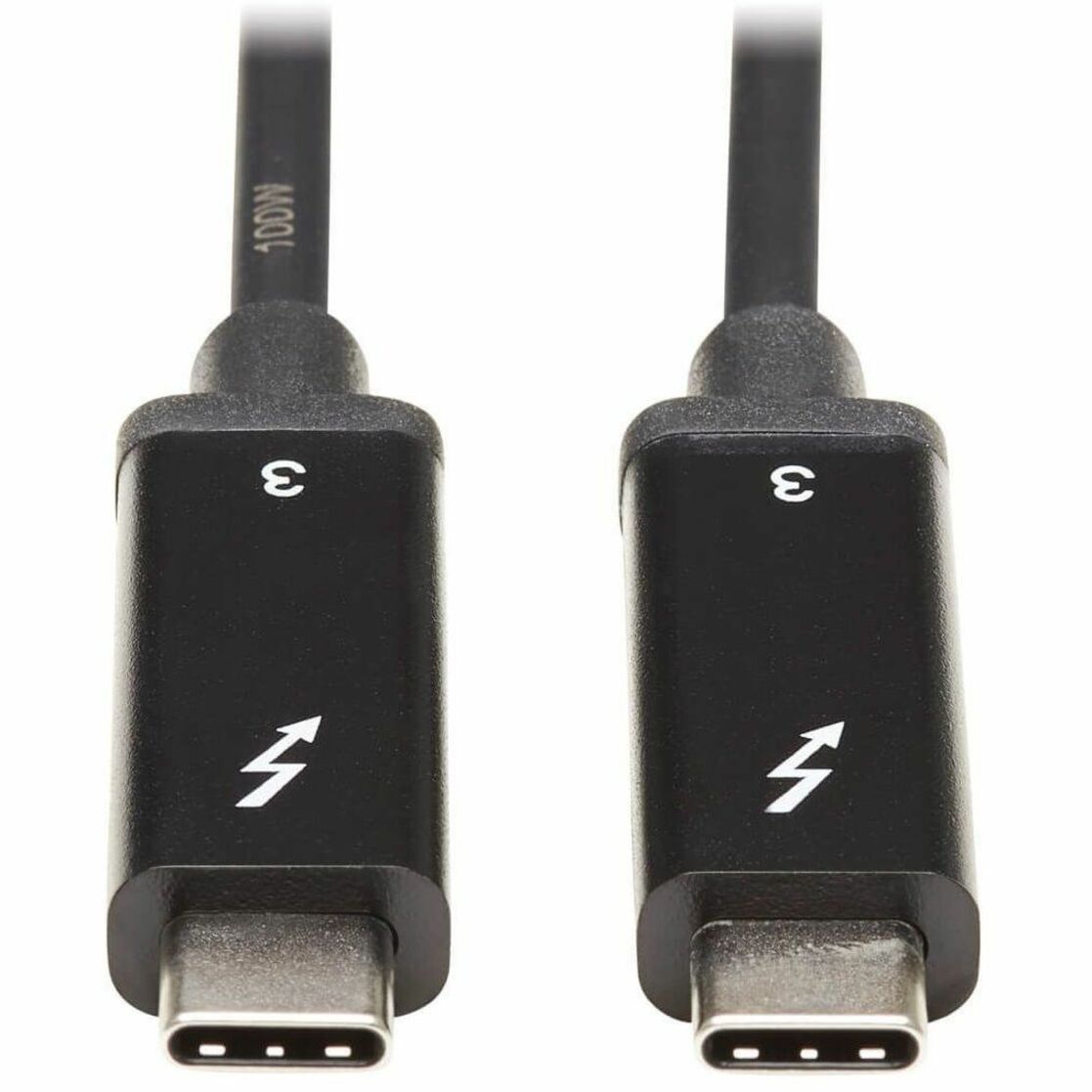 Thunderbolt 3 cable connectors displaying power delivery symbol-alternate-image2