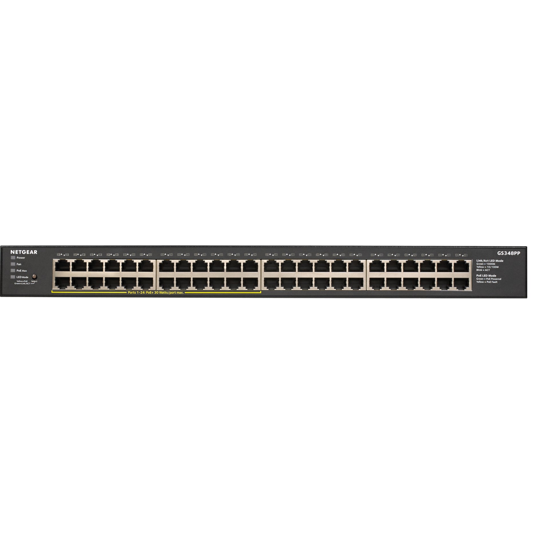 Netgear GS348PP Ethernet Switch (GS348PP-100NAS)