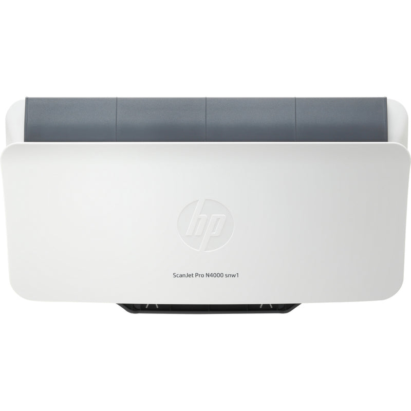 Top view of HP ScanJet Pro N4000 snw1 showing compact form factor and professional design