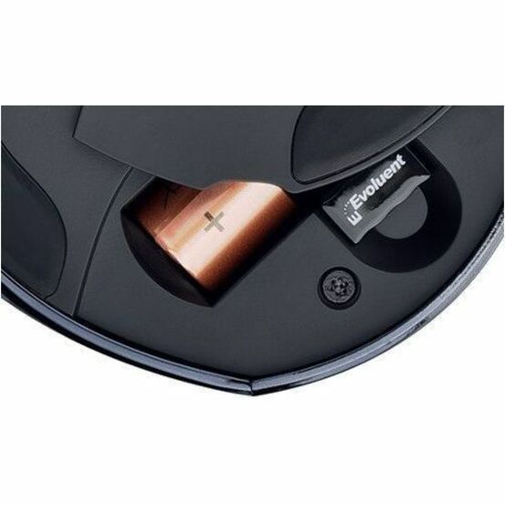 Internal view of Evoluent VerticalMouse D showing wireless receiver storage compartment