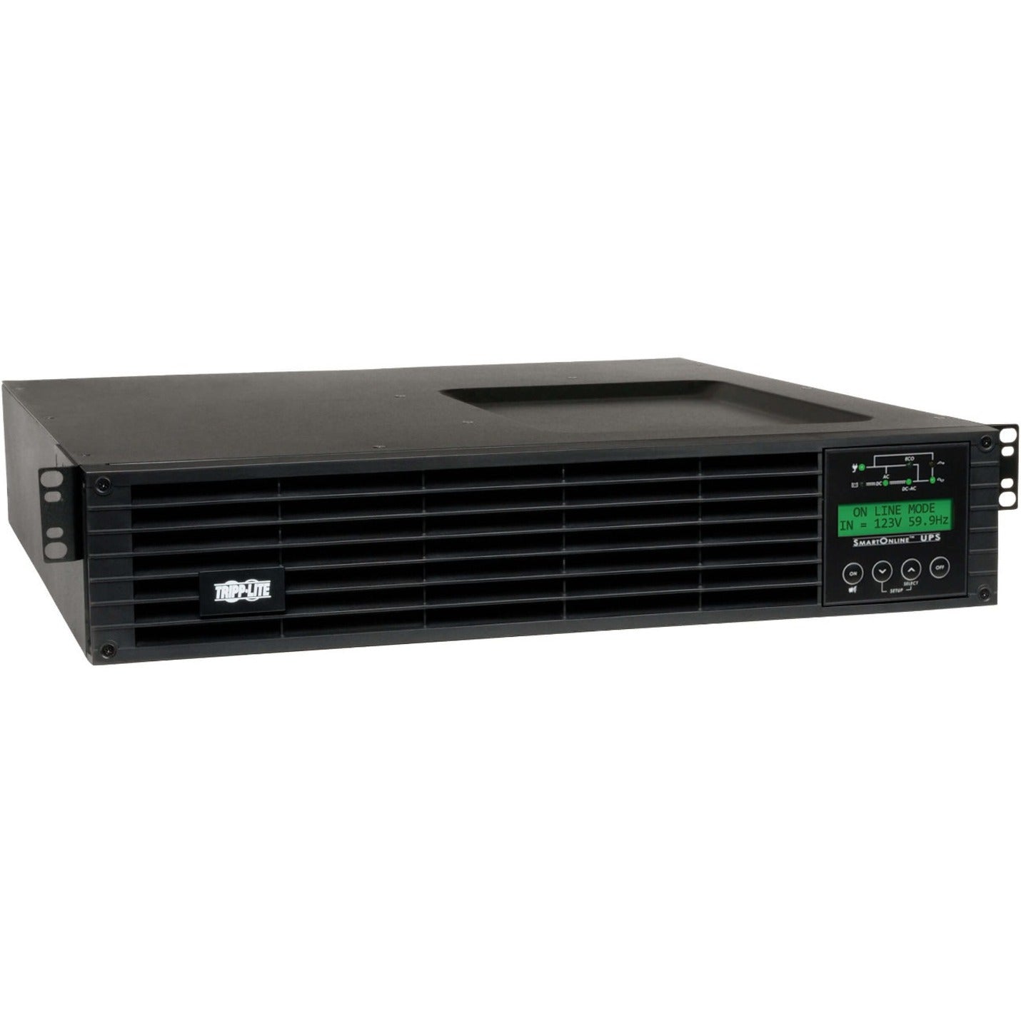 Tripp Lite por Eaton UPS INTELIGENTE EN LÍNEA 2000VA LCD USB DB9 2URM (SU2000RTXLCD2U)