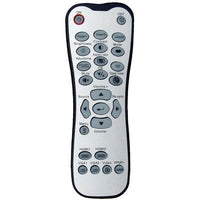 Detailed view of Optoma HD146X projector remote control showing all function buttons and input options-alternate-image4