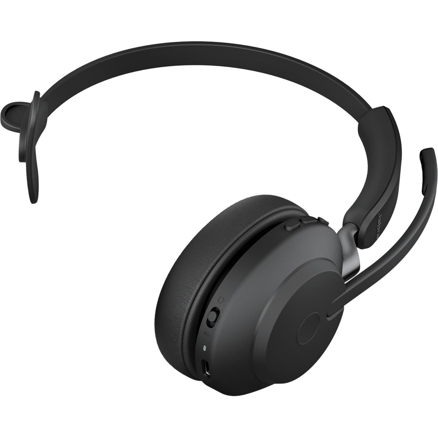 Jabra Evolve2 65 wireless headset showing full profile with wireless connectivity features-alternate-image5