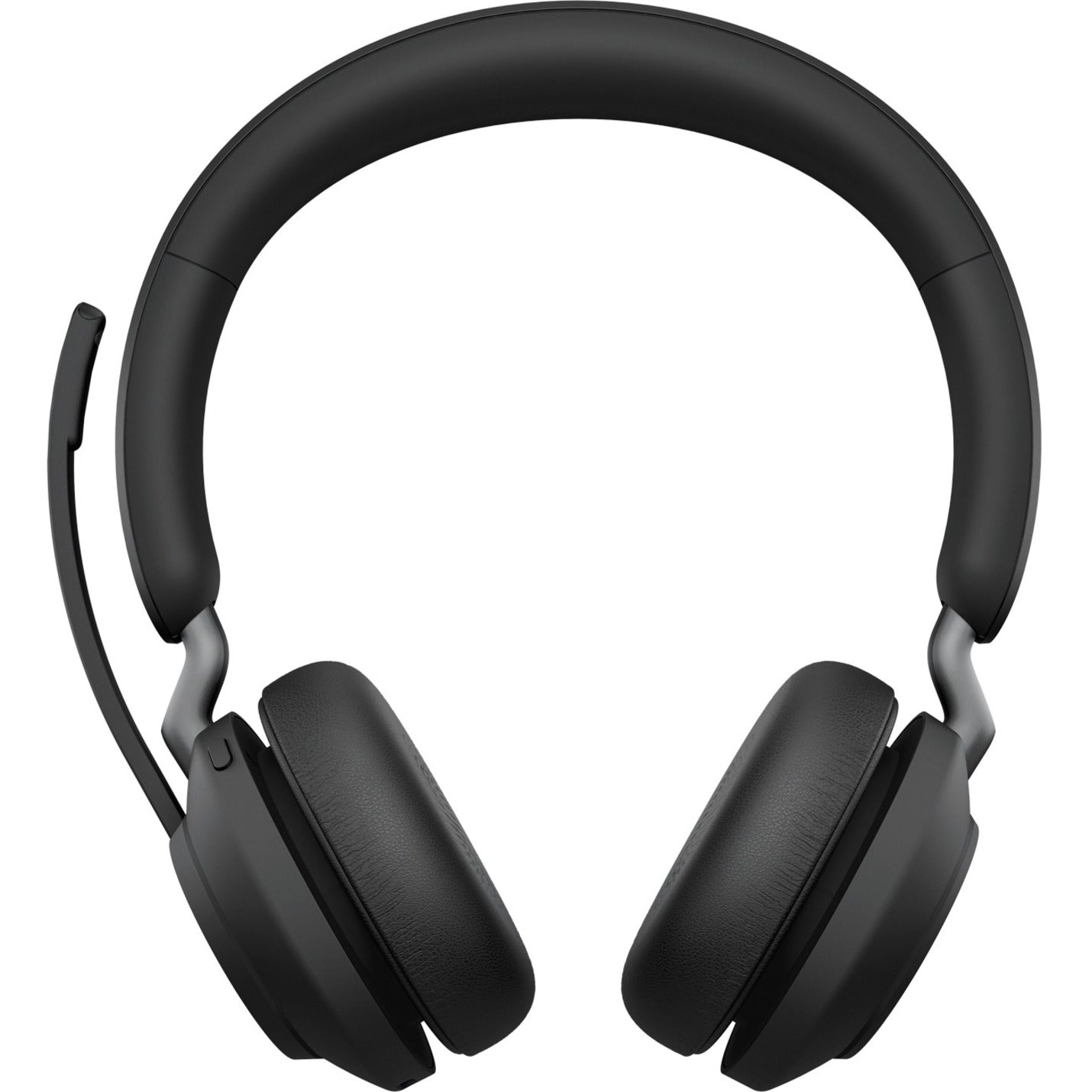 Front view of Jabra Evolve2 65 headset showing dual ear cups and headband design-alternate-image3