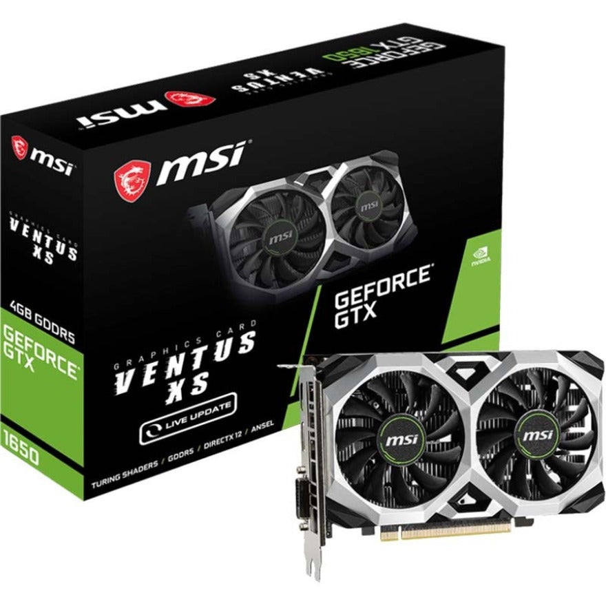 MSI NVIDIA GeForce GTX 1650 Graphic Card - 4 GB GDDR6 (G165D6VXSC)