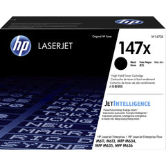 HP 147X High Yield Black Original LaserJet Toner Cartridge, 25200 Pages, JetIntelligence Technology, Compatible with Enterprise M611/M612/M634-M636 Series - W1470X (1 Year Warranty)