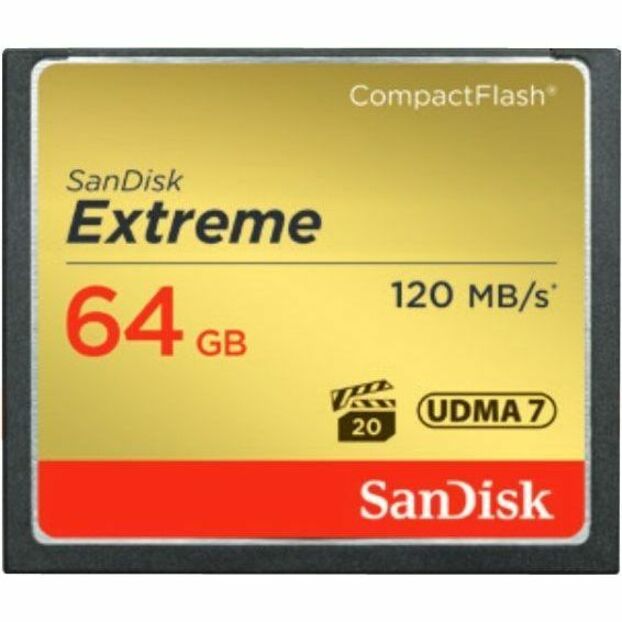 SanDisk Extreme 64 GB CompactFlash (SDCFXSB-064G-G46)