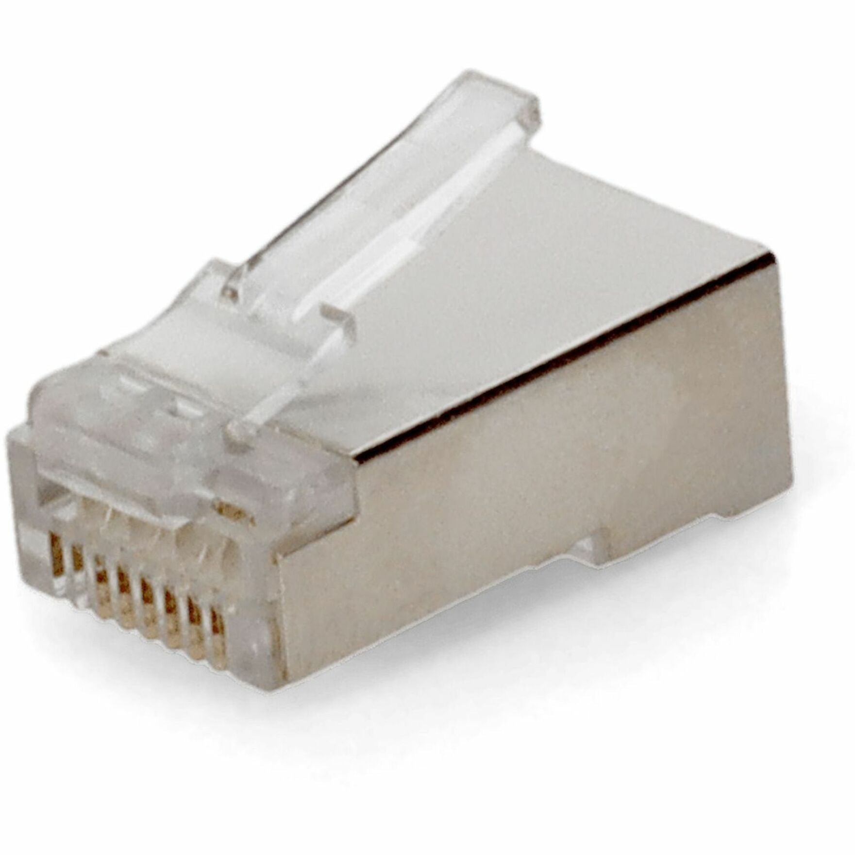 添加组件 ADD-CAT6SCNCT-100PC 100包 Cat6 屏蔽 RJ-45 公头 非终端连接器 网络连接器