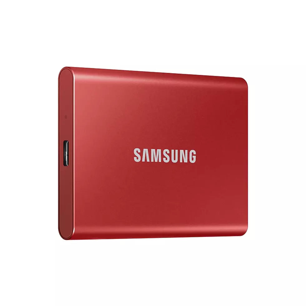 Samsung 2TB T7 PORTABLE SSD RED PORTABLE EXTERNAL SSD (MU-PC2T0R/AM)